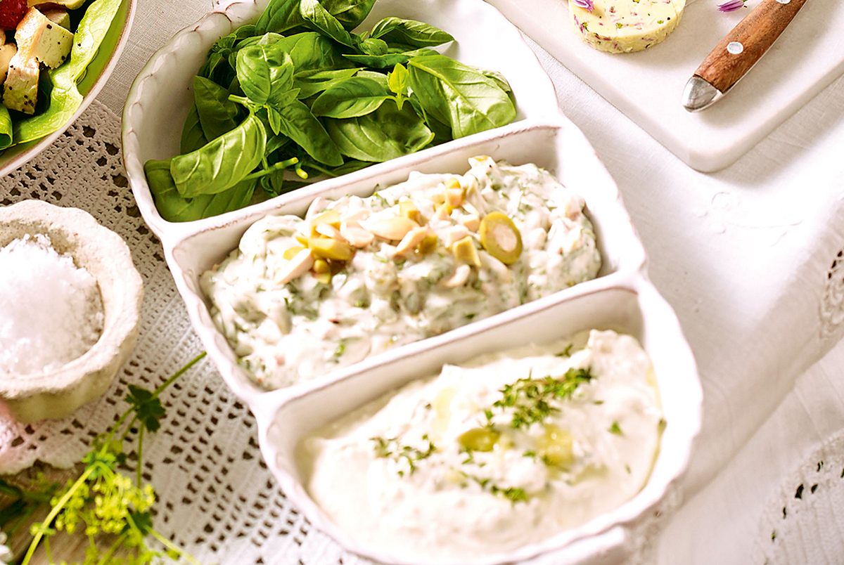 Cremiger Feta-Dip Rezept