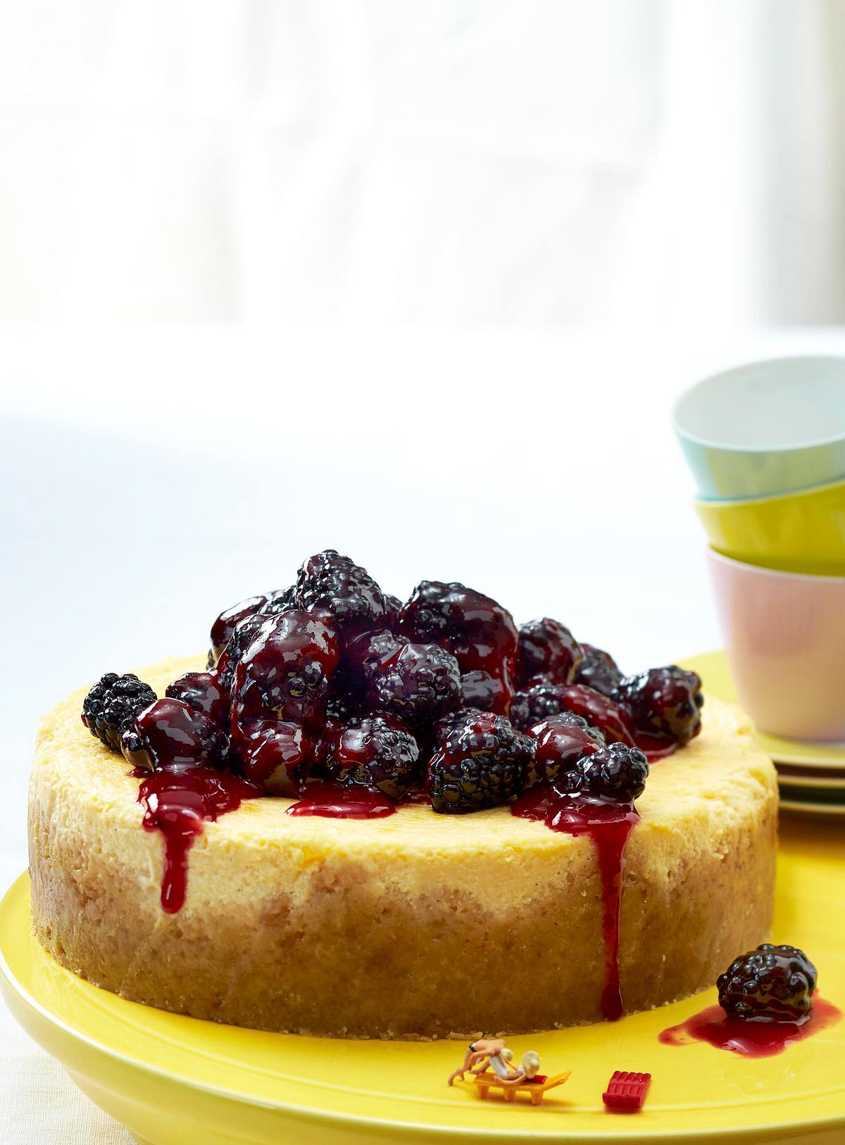 Cremiger Kisscake mit Brombeeren Rezept