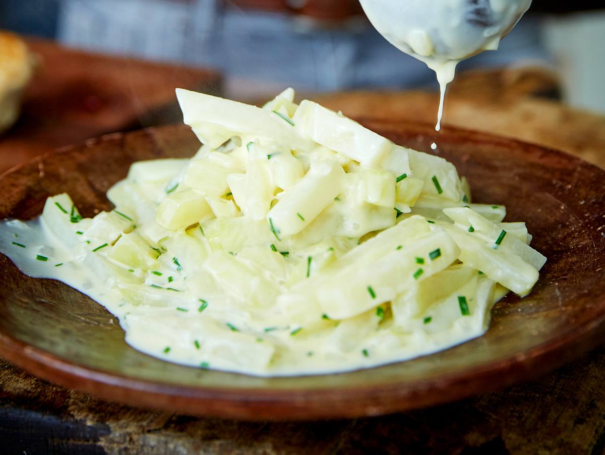 Cremiges Kohlrabigemüse Rezept