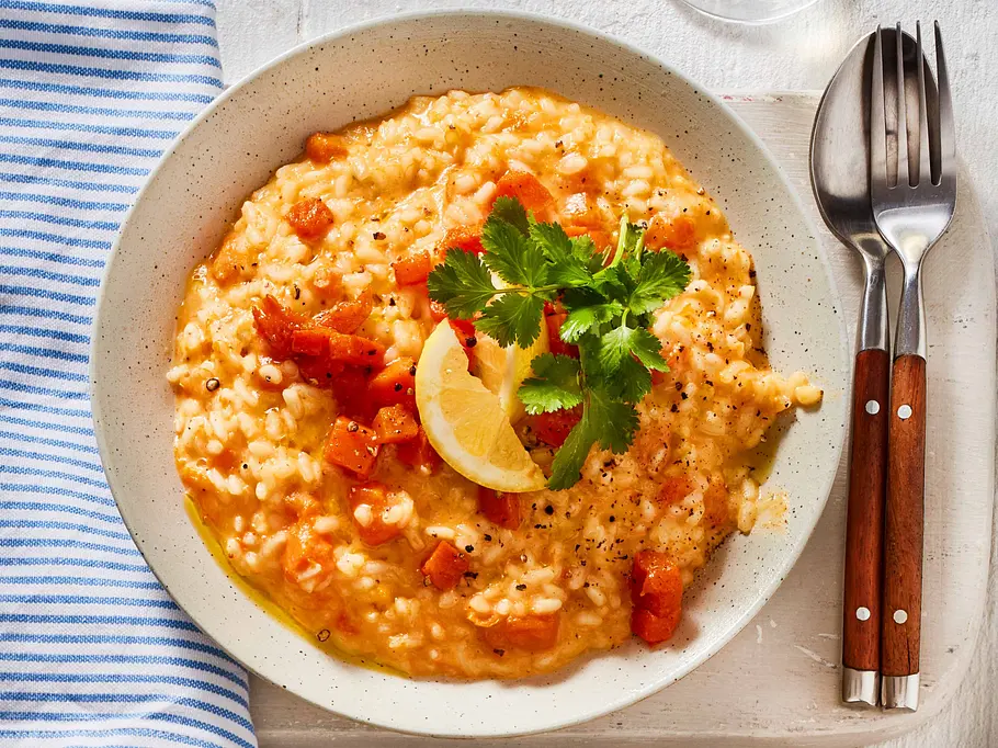 Kürbisrisotto Rezept Kürbisrisotto Rezept