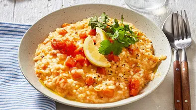 Cremiges Kürbisrisotto Rezept - Foto: LECKER @ Bauer Media Group