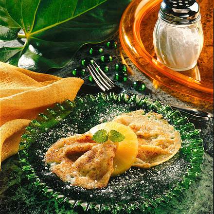 Crêpe im Ananasring Rezept