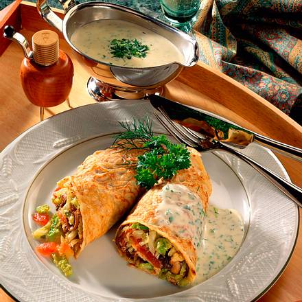 Crêpes mit Wirsing-Füllung Rezept Crêpes mit Wirsing-Füllung Rezept