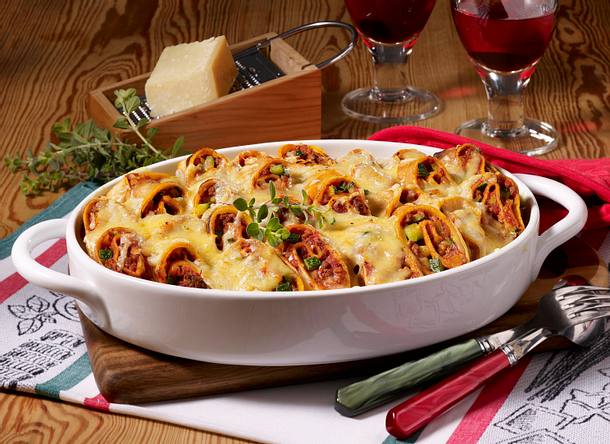 Crespelle mit Bolognese Rezept