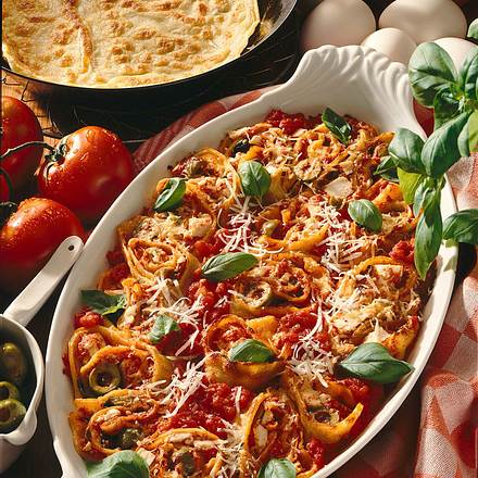 Crespelle mit Tomatenfüllung Rezept