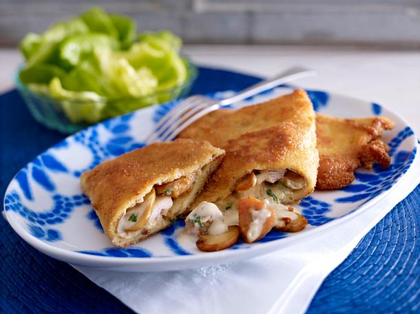 Crispy Pancakes mit Hähnchenragout Rezept Crispy Pancakes mit Hähnchenragout Rezept