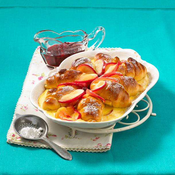 Croissant-Auflauf Rezept Croissant-Auflauf Rezept