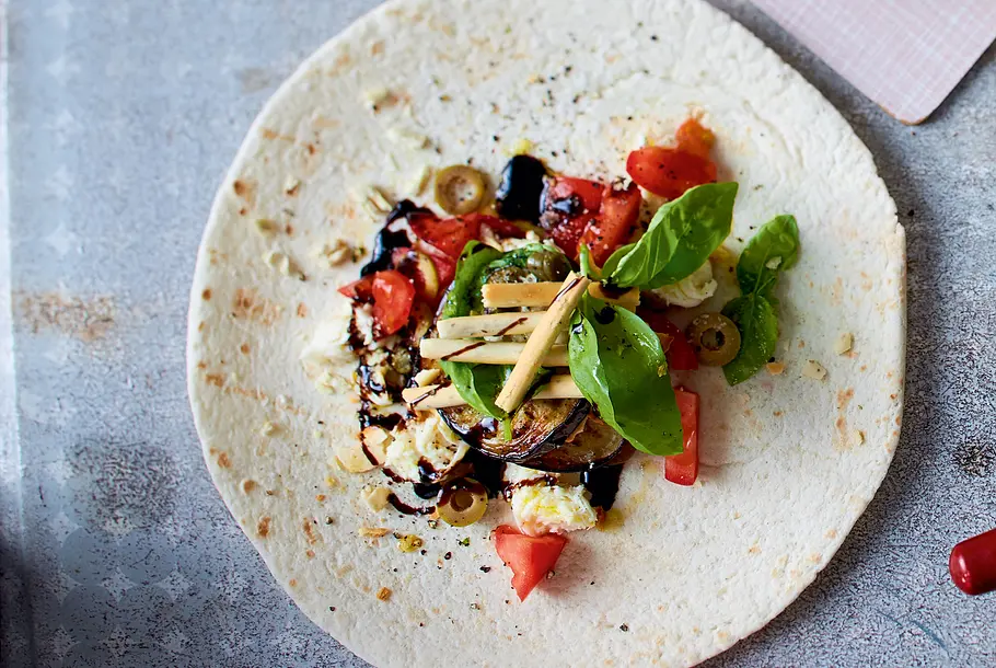 Crunch-Wrap „Bella Melanzana“ Rezept