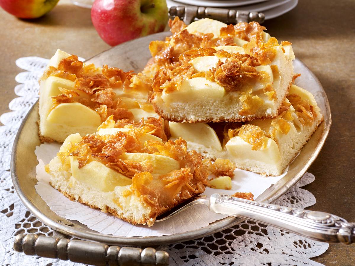 Crunchy-Apfel-Butterkuchen Rezept