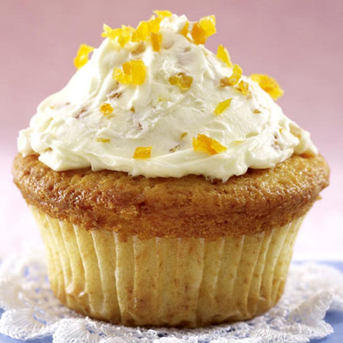 Cupcake-Frosting: Weiße Schoko-Aprikosen-Creme