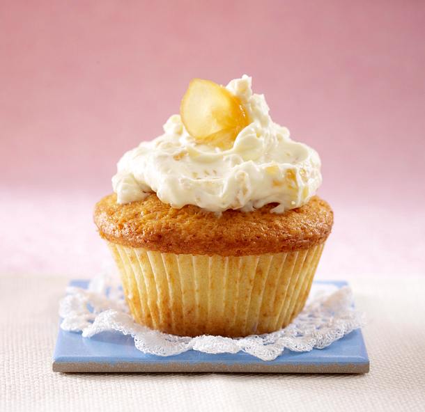 Cupcakes: Ingwer-Frischkäsecreme Rezept Cupcakes: Ingwer-Frischkäsecreme Rezept