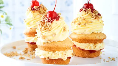 Cupcakes-Rezepte: Frankfurter-Kranz-Cupcakes - Foto: LECKER @ Bauer Media Group