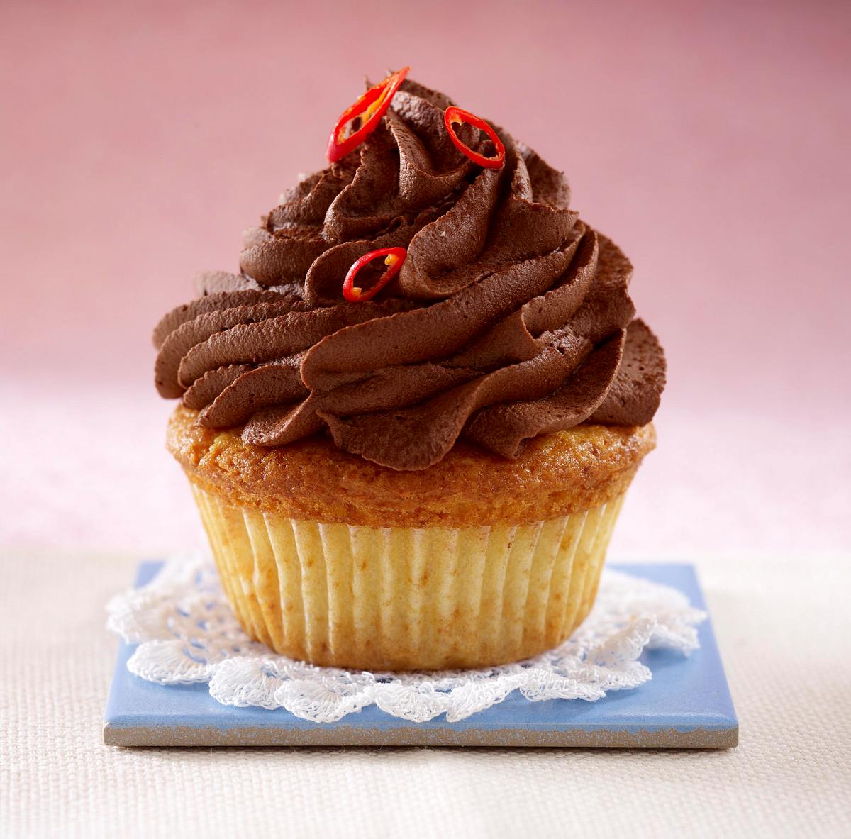 Cupcakes: Schoko-Canache mit Chili Rezept