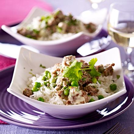 Curry d’agneau aux petits pois Rezept Curry d’agneau aux petits pois Rezept