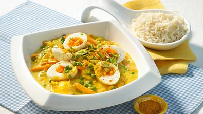 Curry-Gemüse-Eier Rezept - Foto: LECKER @ Bauer Media Group