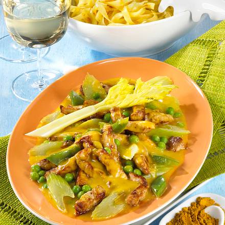 Curry-Geschnetzeltes Rezept
