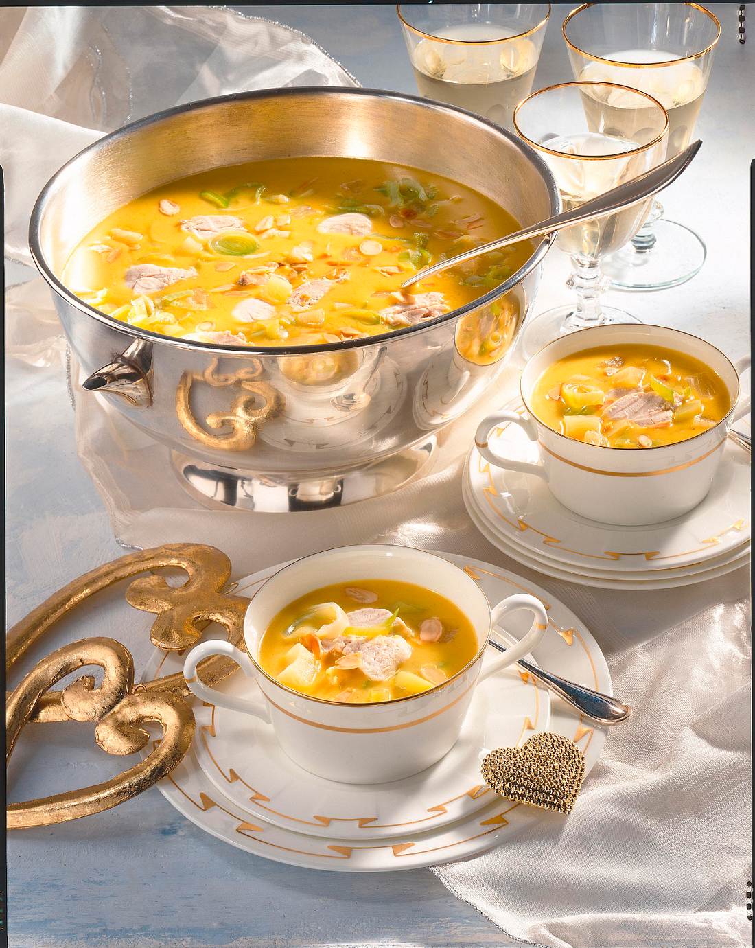 Curry-Hähnchen-Suppe Rezept