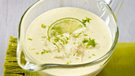 Curry-Joghurt-Dressing mit Limette