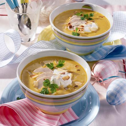 Curry-Süppchen mit Hähnchenbrust Rezept