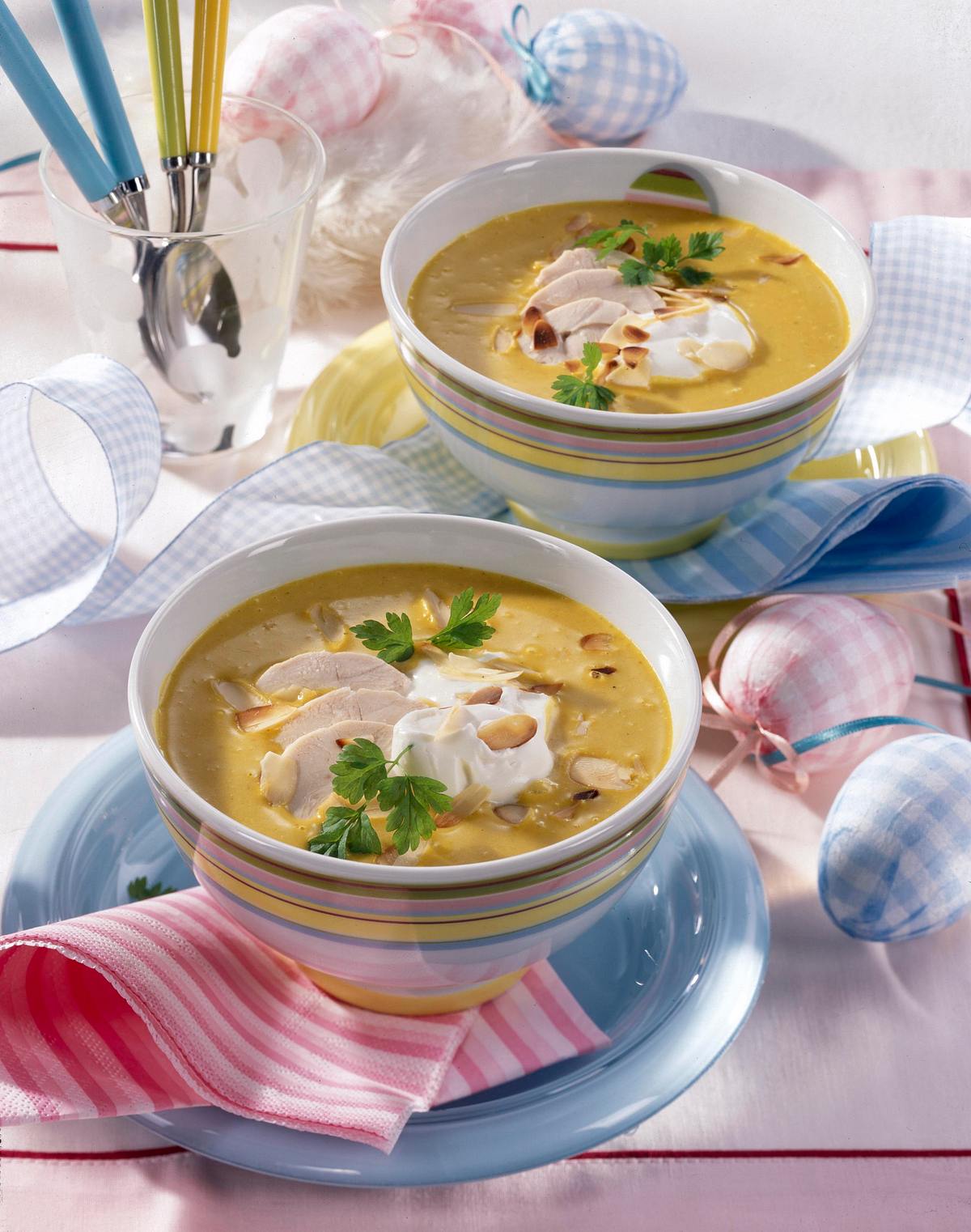 Curry-Süppchen mit Hähnchenbrust Rezept