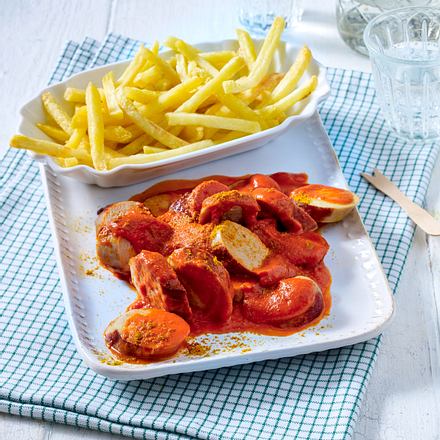 Currywurst Mit Pommes Frites Rezept Lecker