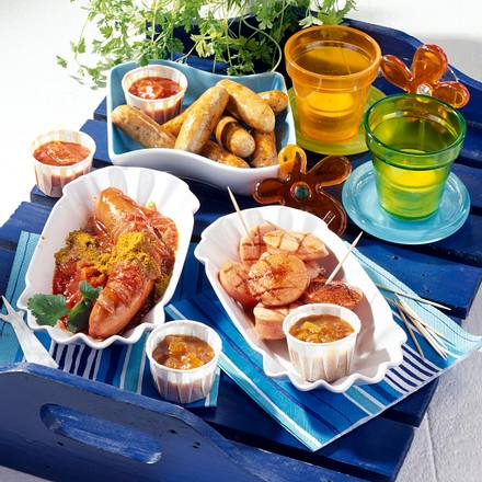 Currywurst rot-gelb Rezept