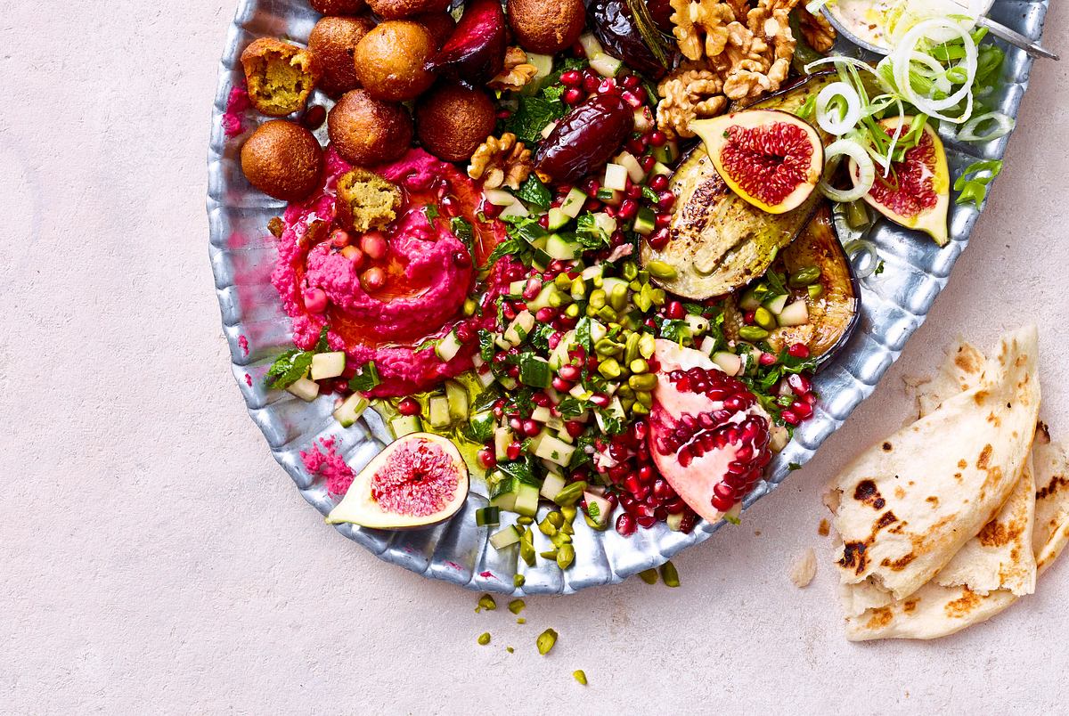 Da-Ist-Für-Jeden-Was-Dabei-Mezze-Platte Rezept