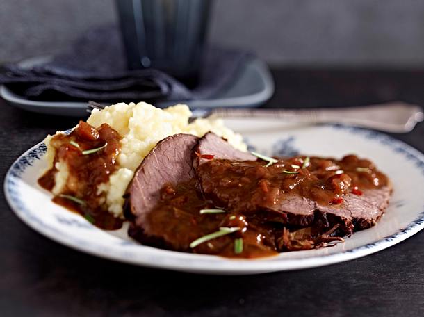 Dämonische Chili-Chiantisoße zu Rinderbraten Rezept Dämonische Chili-Chiantisoße zu Rinderbraten Rezept