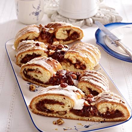 Dänischer Plaumenmus-Hefestreifen Rezept Dänischer Plaumenmus-Hefestreifen Rezept