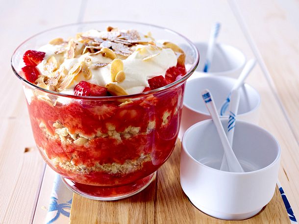 Dänisches Erdbeerdessert Rezept