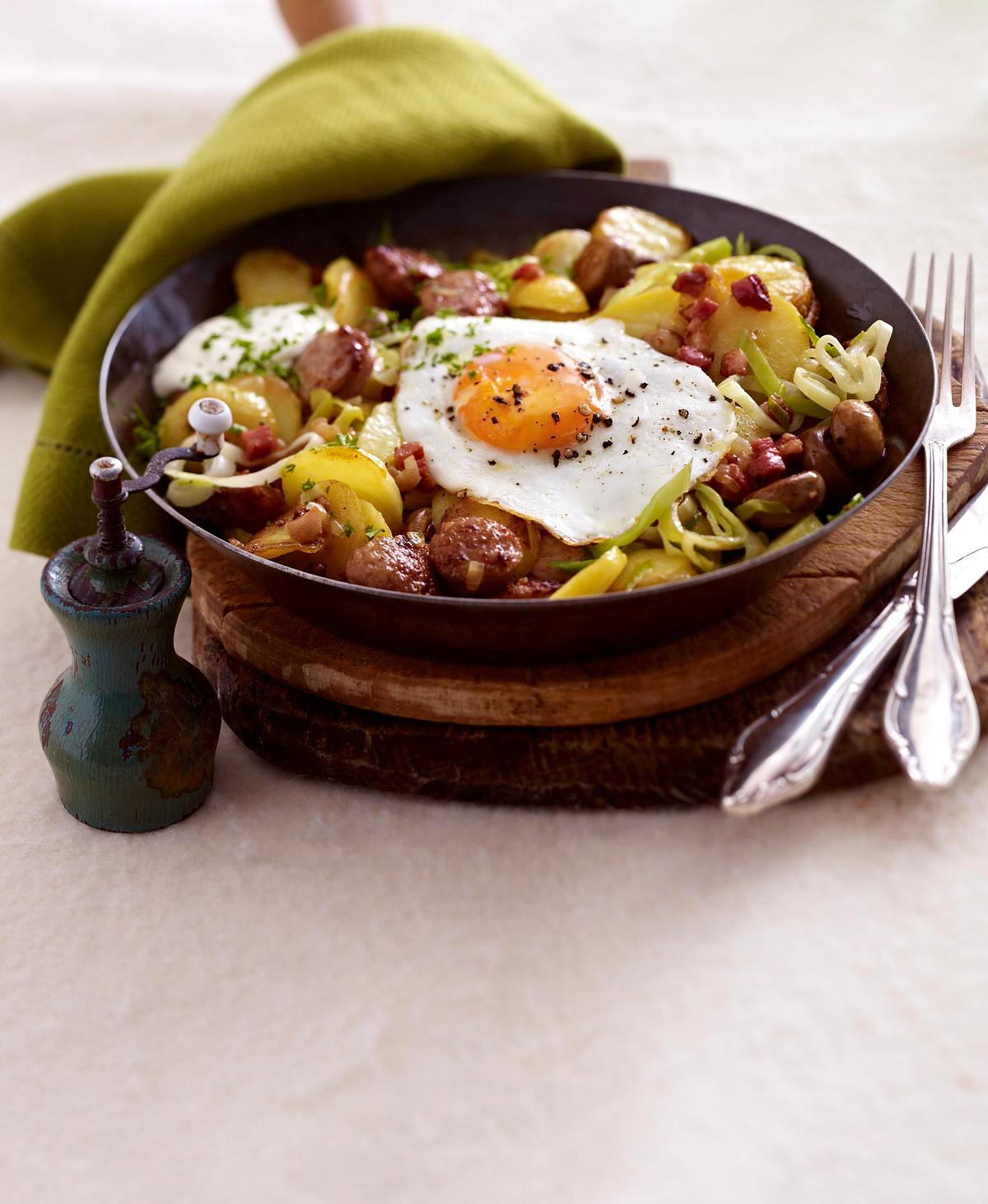 Deftige Holzfällerpfanne Rezept