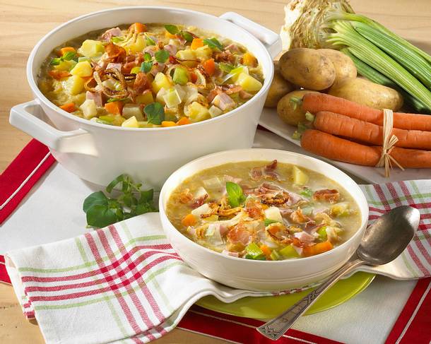 Deftige Kartoffelsuppe Rezept