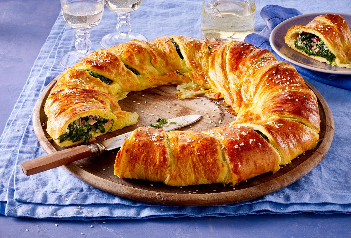 Deftiger Croissant-Kranz Rezept