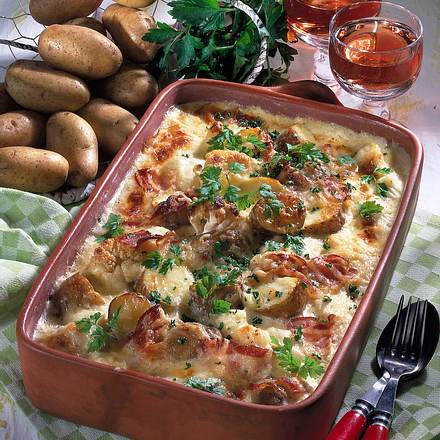 Deftiger Kartoffelauflauf Rezept