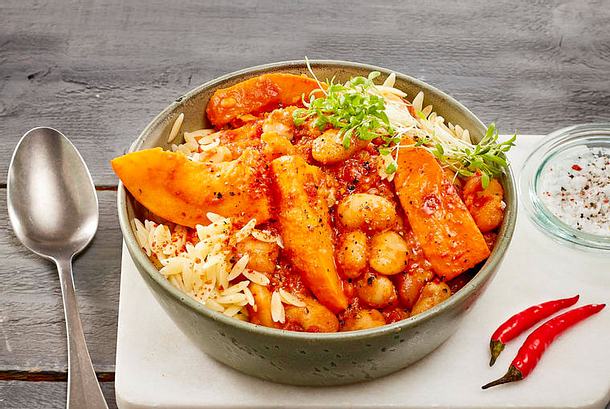 Dicke Bohnen mit Kritharaki Rezept