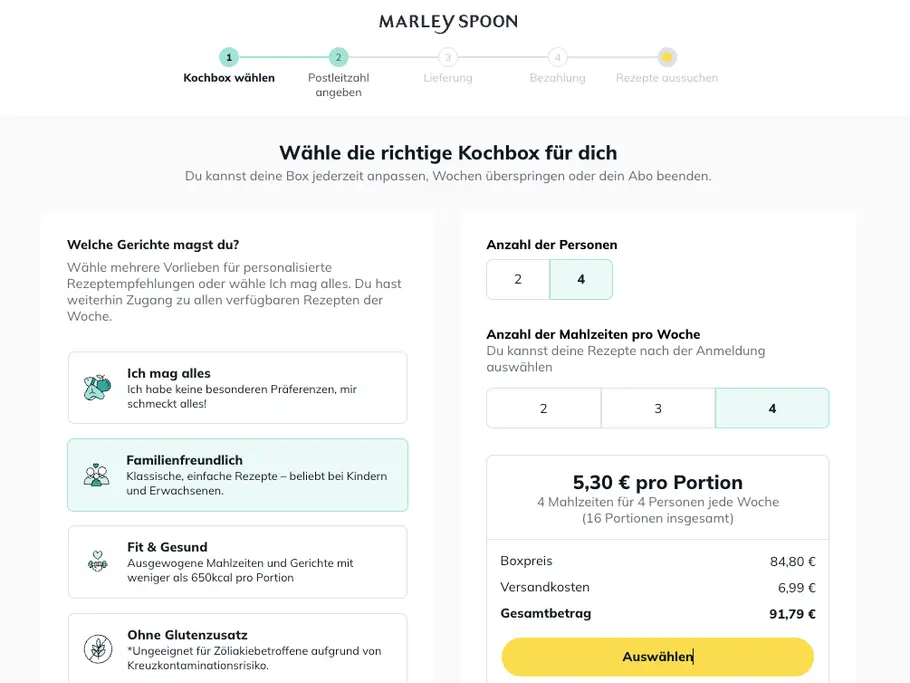 Die besten Kochboxen für Familien Marley Spoon Die besten Kochboxen für Familien Marley Spoon