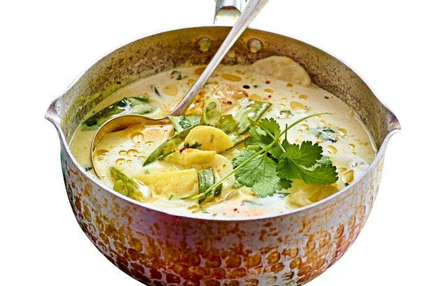 Die schnelle Nummer: Frühlings-Kartoffel-Curry Rezept