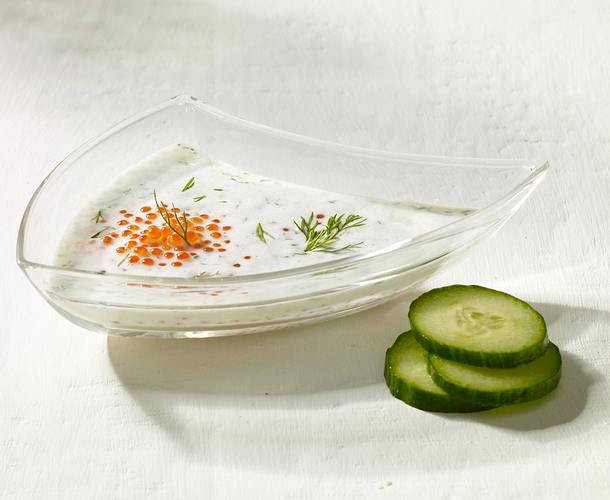 Dill joghurt Dressing mit Forellenkavier Rezept Dill joghurt Dressing mit Forellenkavier Rezept