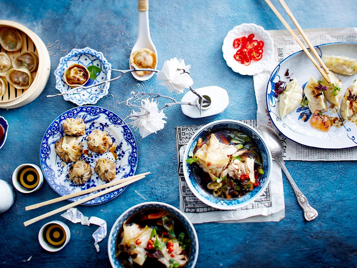 Lecker gefüllt, verschieden gefaltet: Dim Sum selber machen