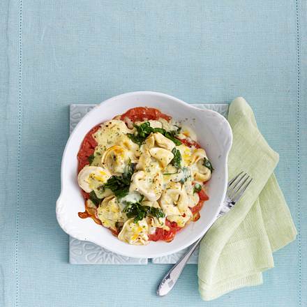 Dinkel-Tortelloni aus dem Ofen Rezept Dinkel-Tortelloni aus dem Ofen Rezept