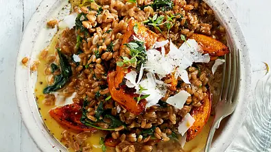 Dinkelrisotto zu Honighokkaido Rezept - Foto: LECKER @ Bauer Media Group