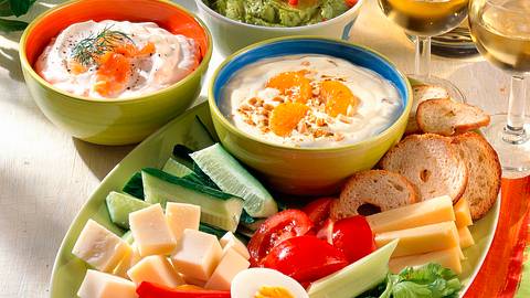 Dip- und Stipp-Platte Rezept - Foto: Maass