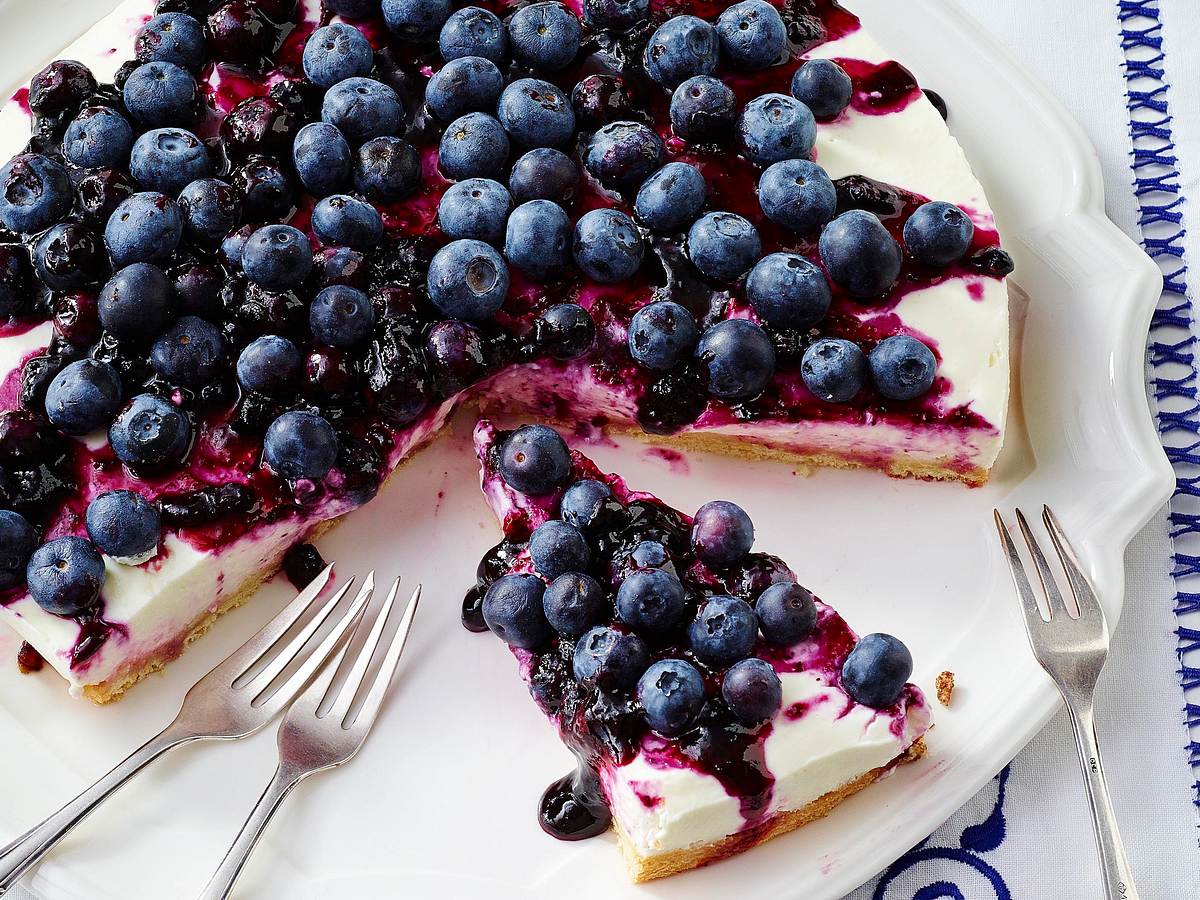 Dithmarscher Heidelbeer-Joghurtkuchen Rezept