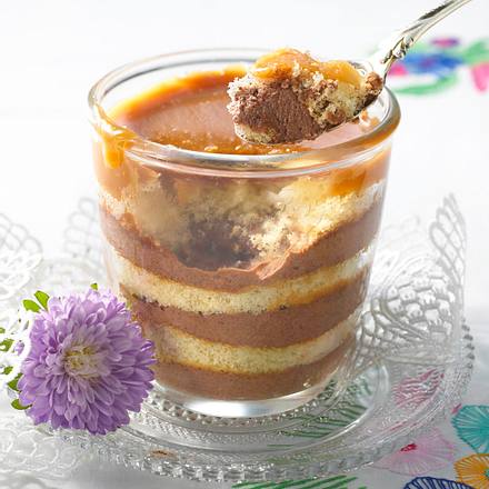 Dobosz-Schichtspeise mit Pudding Rezept Dobosz-Schichtspeise mit Pudding Rezept