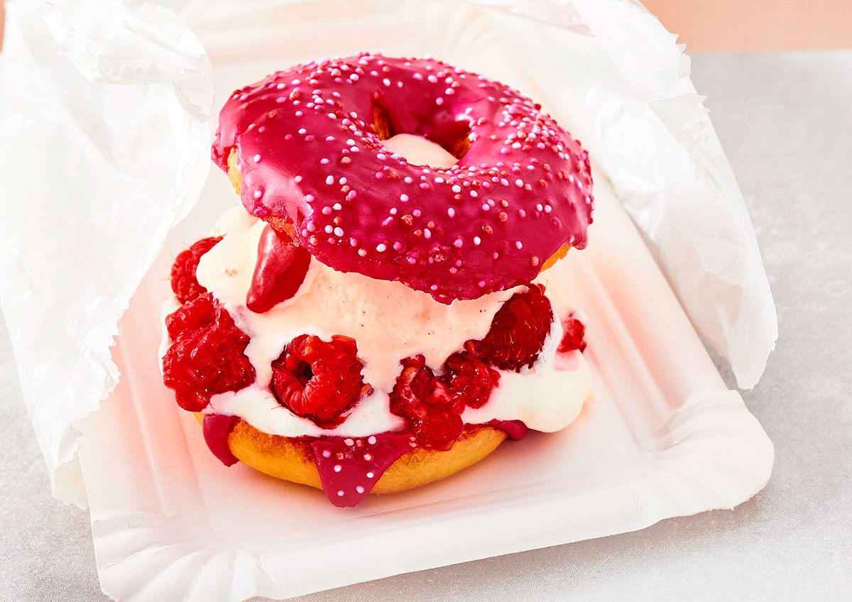 Donut-Sandwich Rezept