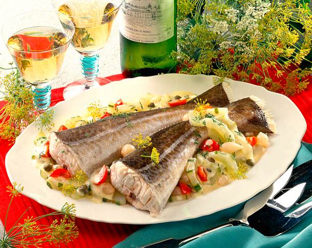 Dorsch auf feinem Gurkengemüse Rezept Dorsch auf feinem Gurkengemüse Rezept
