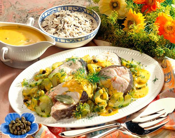 Dorschkotelett mit Senf-Karpern-Soße Rezept
