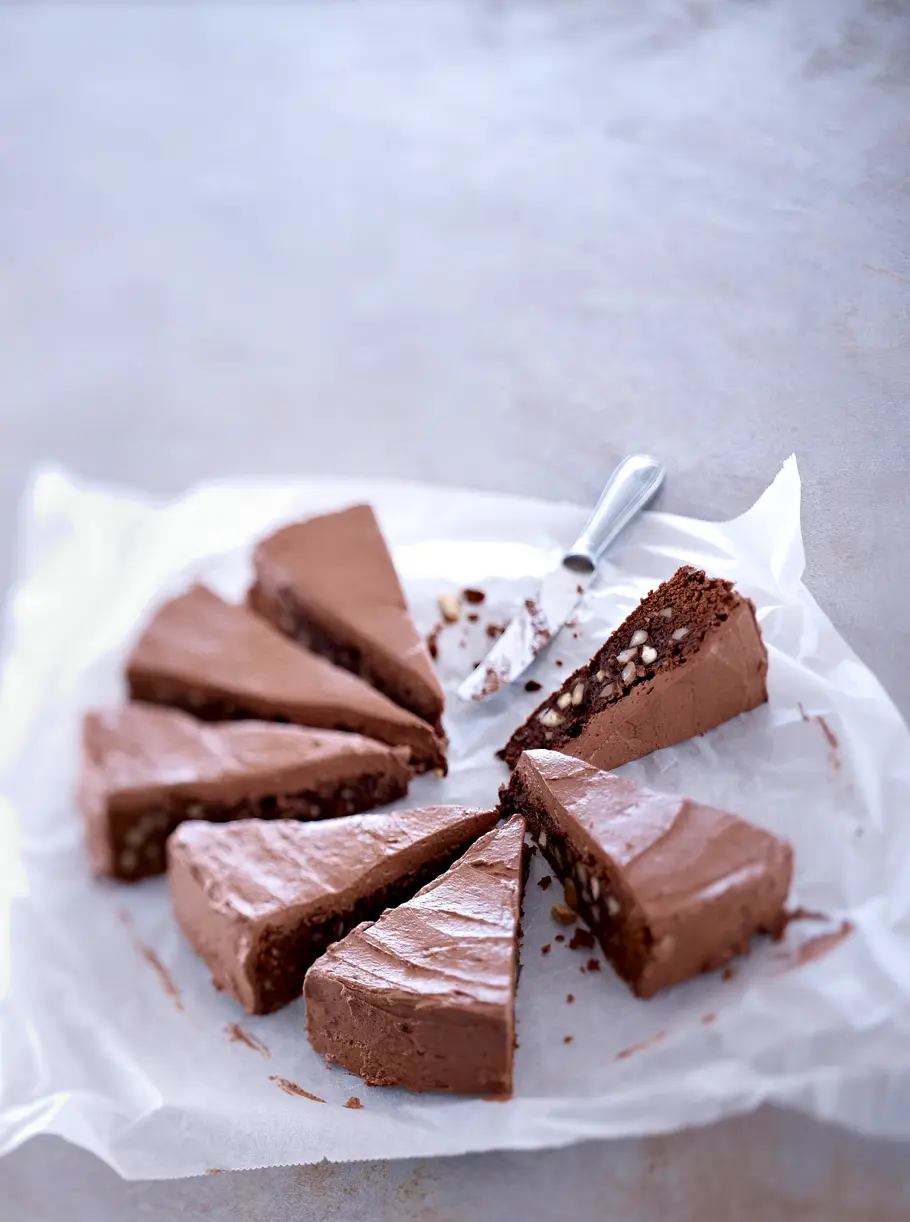 Double Choco Cake mit Macadamia Rezept Double Choco Cake mit Macadamia Rezept