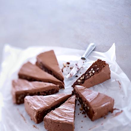 Double Choco Cake mit Macadamia Rezept