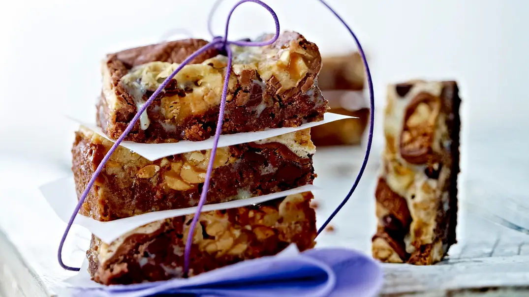 Double Chocolat Snickers Bars Rezept - Foto: LECKER @ Bauer Media Group Double Chocolat Snickers Bars Rezept - Foto: LECKER @ Bauer Media Group